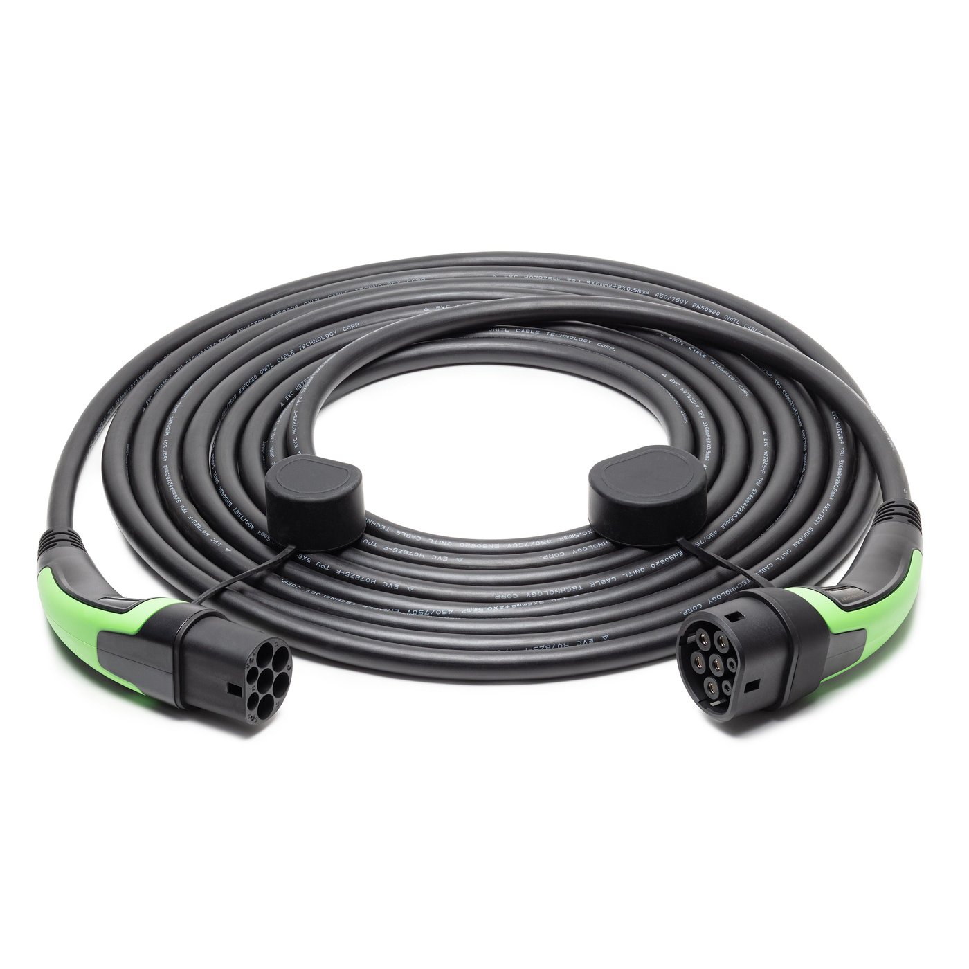 Luxorparts BEV Type 2 Ladekabel for elbil 22 kW 3-faset 10 m