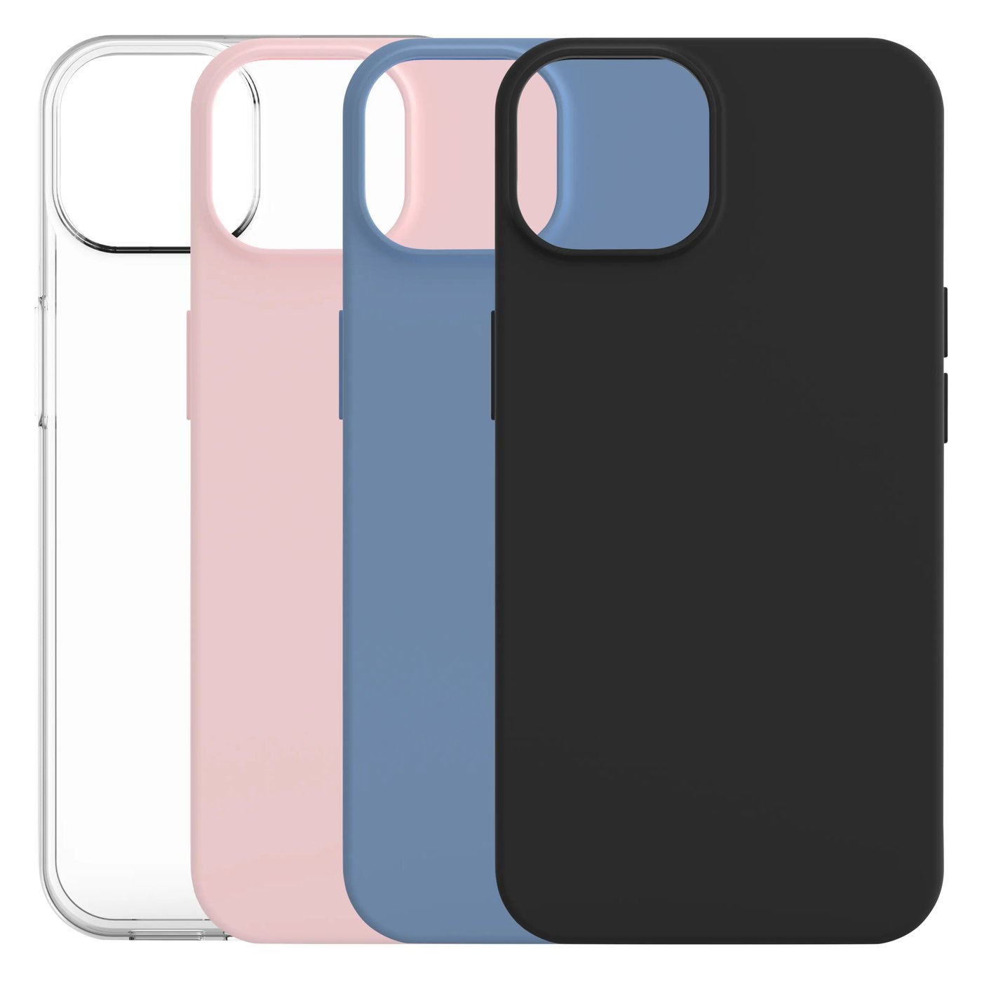 Linocell Second skin for iPhone 13, 14, 16e og 17e Gjennomsiktig