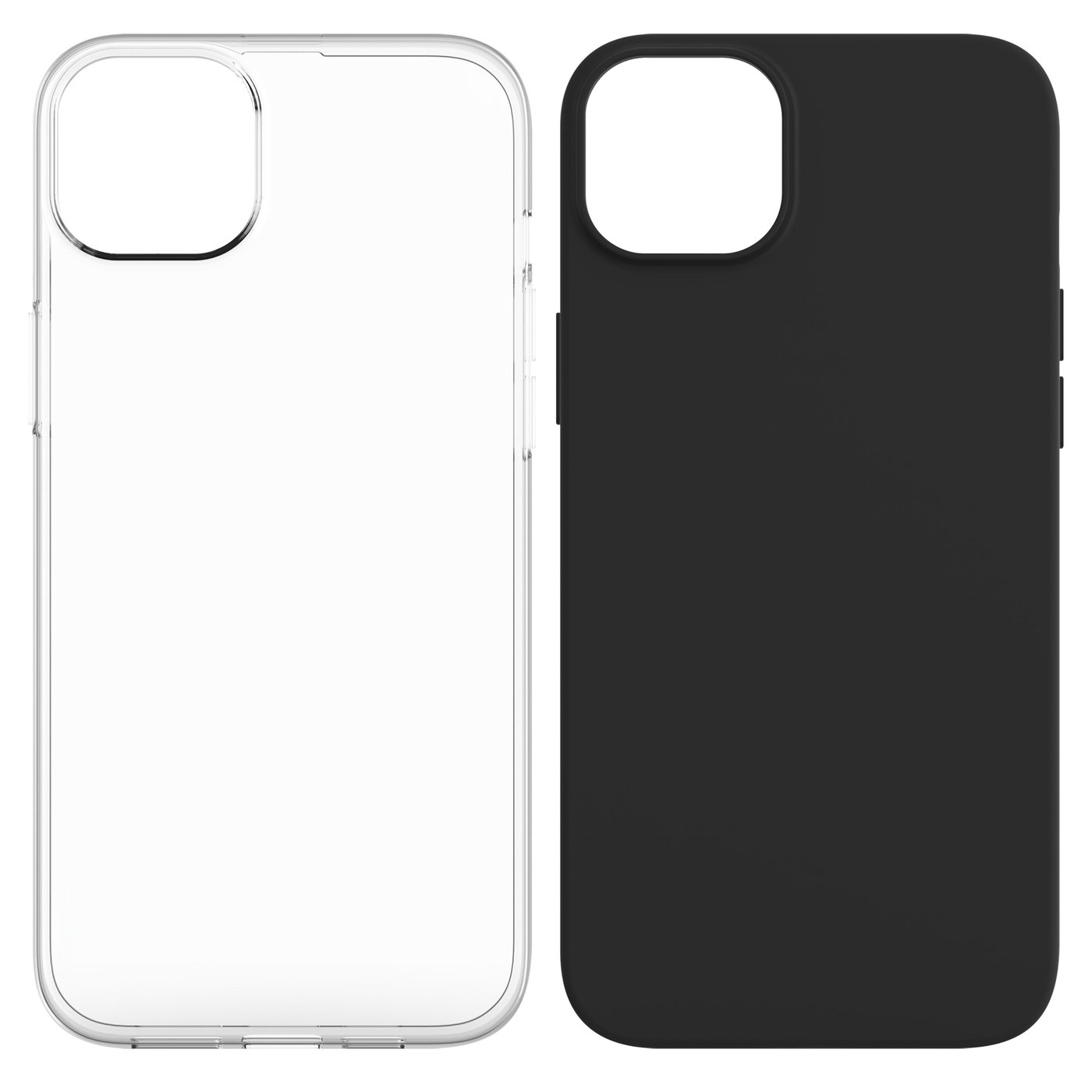 Linocell Second skin för iPhone 14 Plus Svart