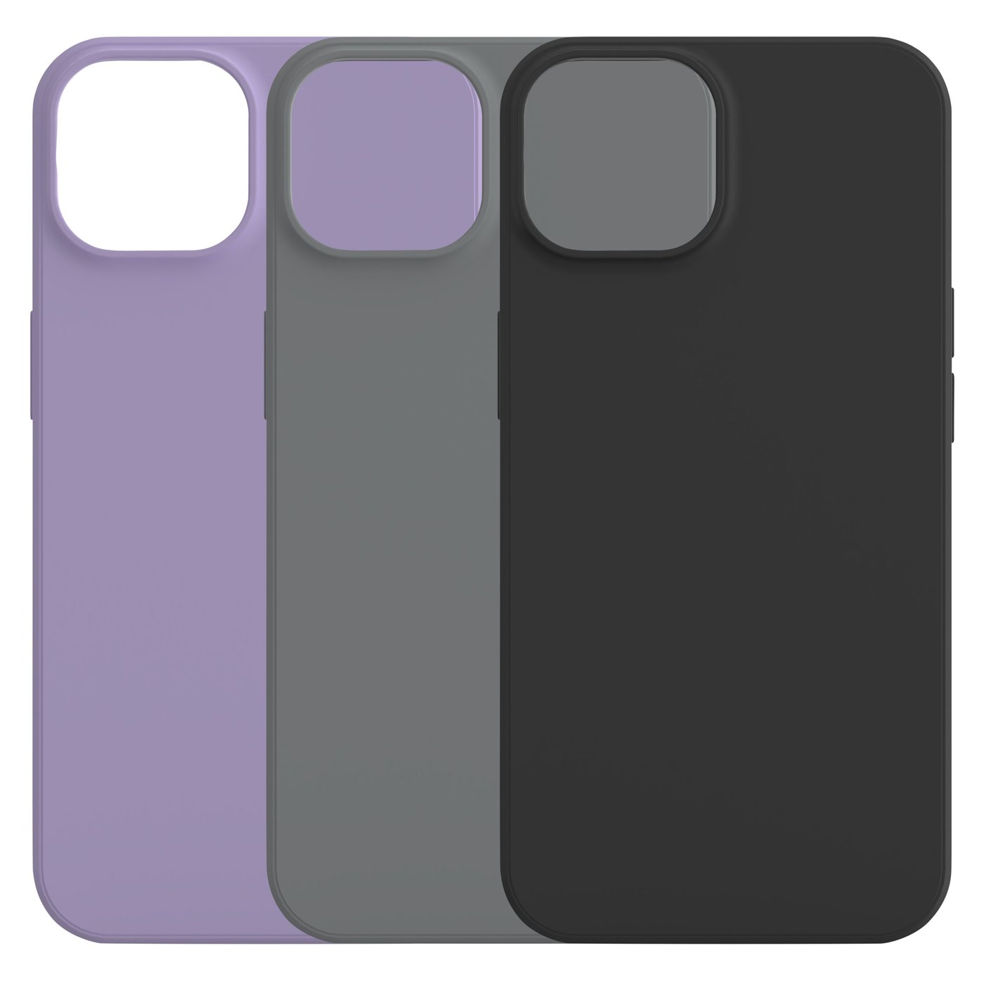 Linocell Rubber case for iPhone 14 Lavendel