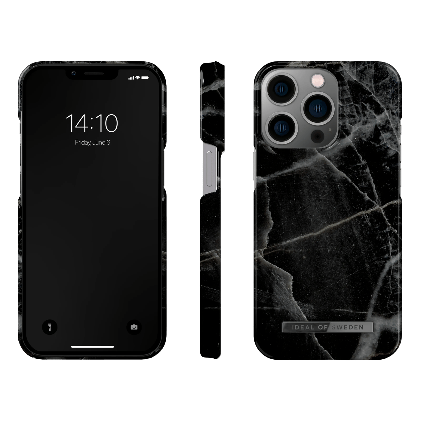 IDEAL OF SWEDEN Mobildeksel for iPhone 14 Pro Black Thunder