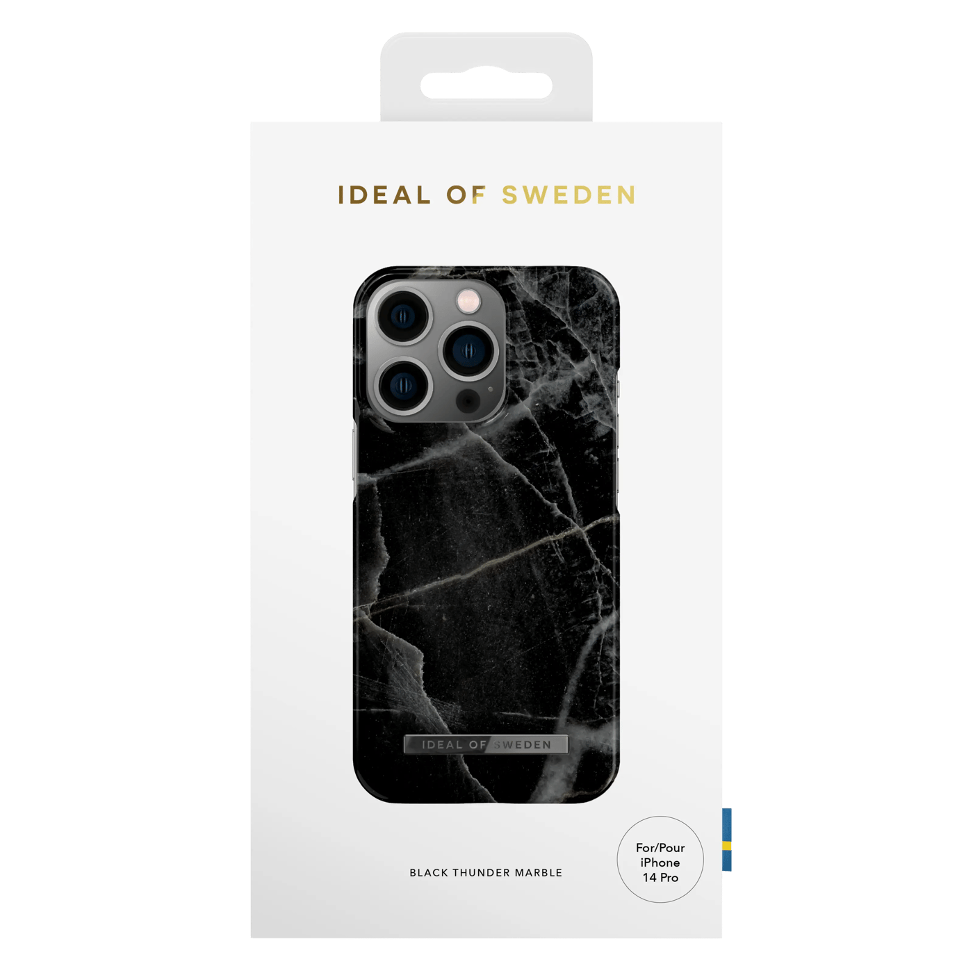 IDEAL OF SWEDEN Mobildeksel for iPhone 14 Pro Black Thunder