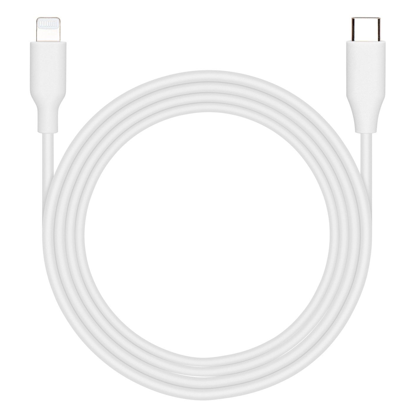 Linocell USB-C til Lightning-kabel Hvit 2 m