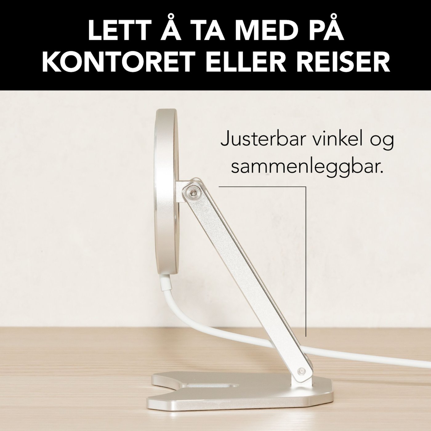 Linocell Skrivebordstativ for Apple Magsafe-ladere