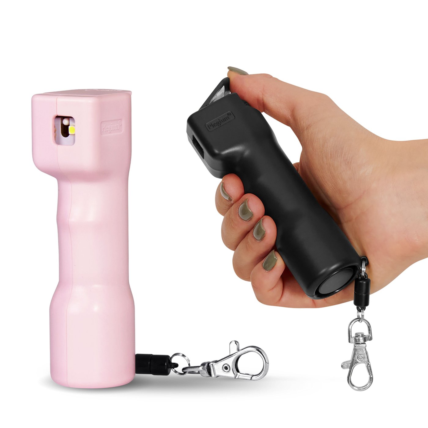 Plegium Smart försvarsspray med Bluetooth Svart