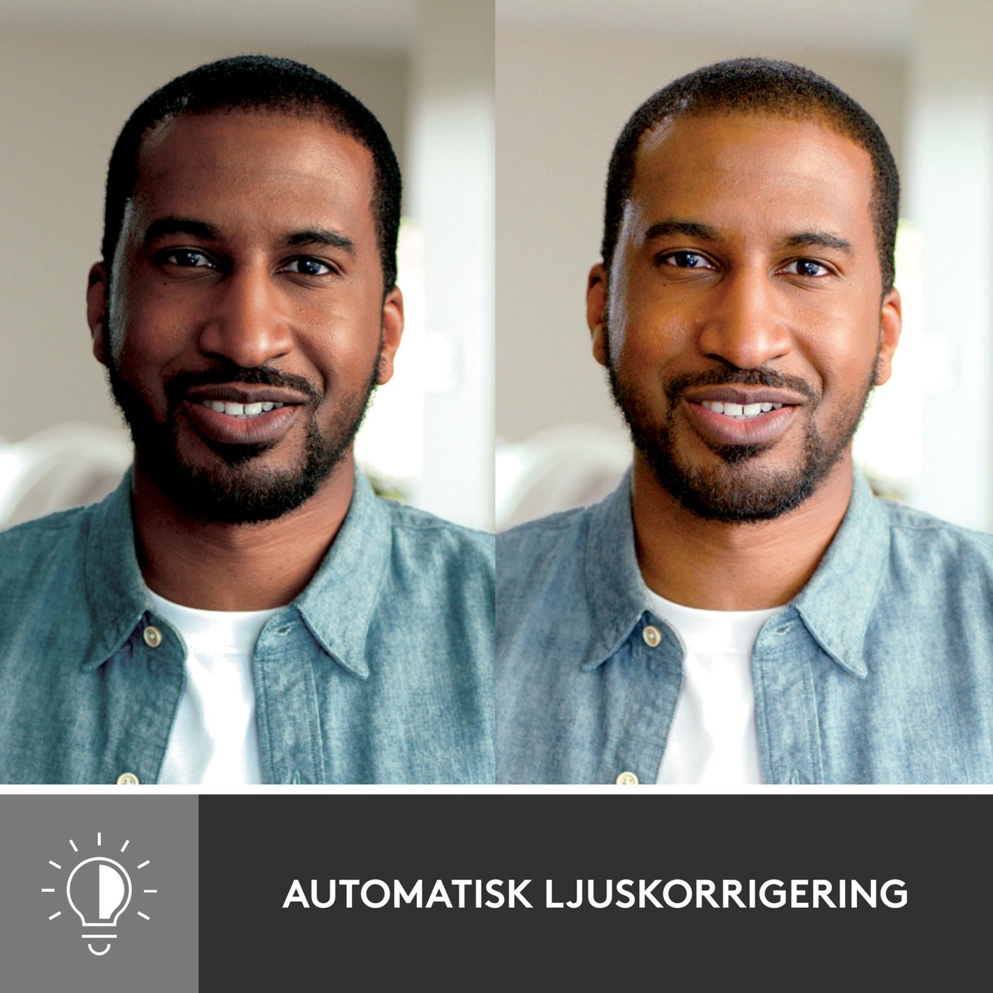 Logitech Brio 500 webbkamera USB-C