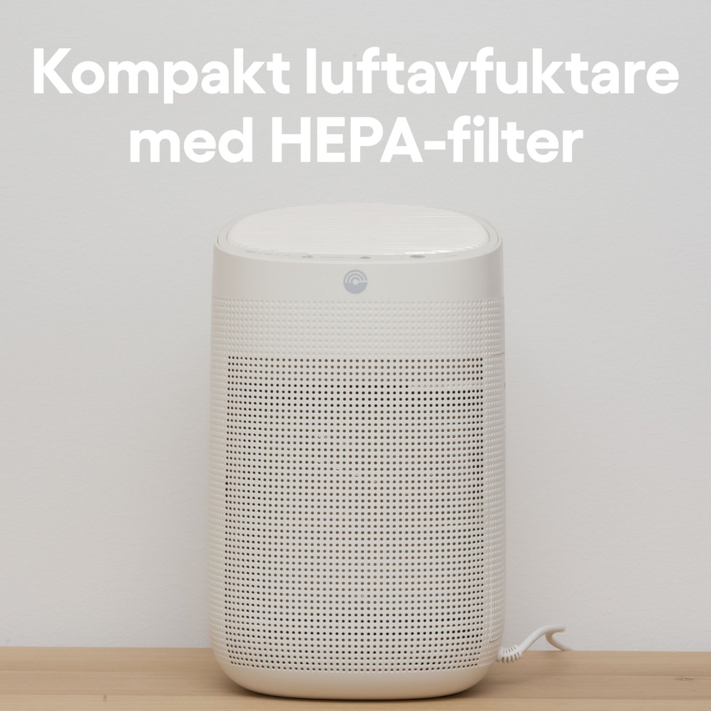 Cleverio AD100 Kompakt luftavfuktare med HEPA-filter