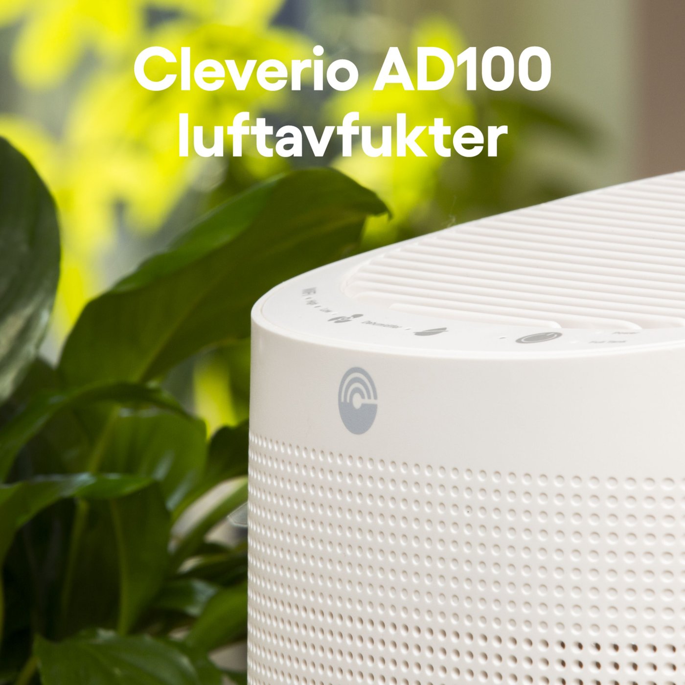 Cleverio AD100 Kompakt avfukter med HEPA-filter