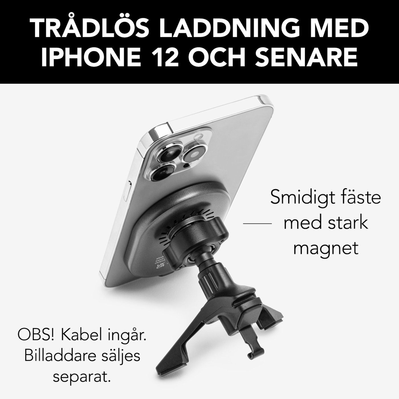 Linocell MagSafe-ladeplate for bil