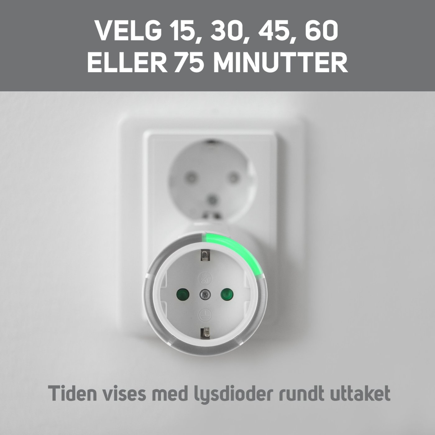 Luxorparts Sikkerhetstimer 15-75 min