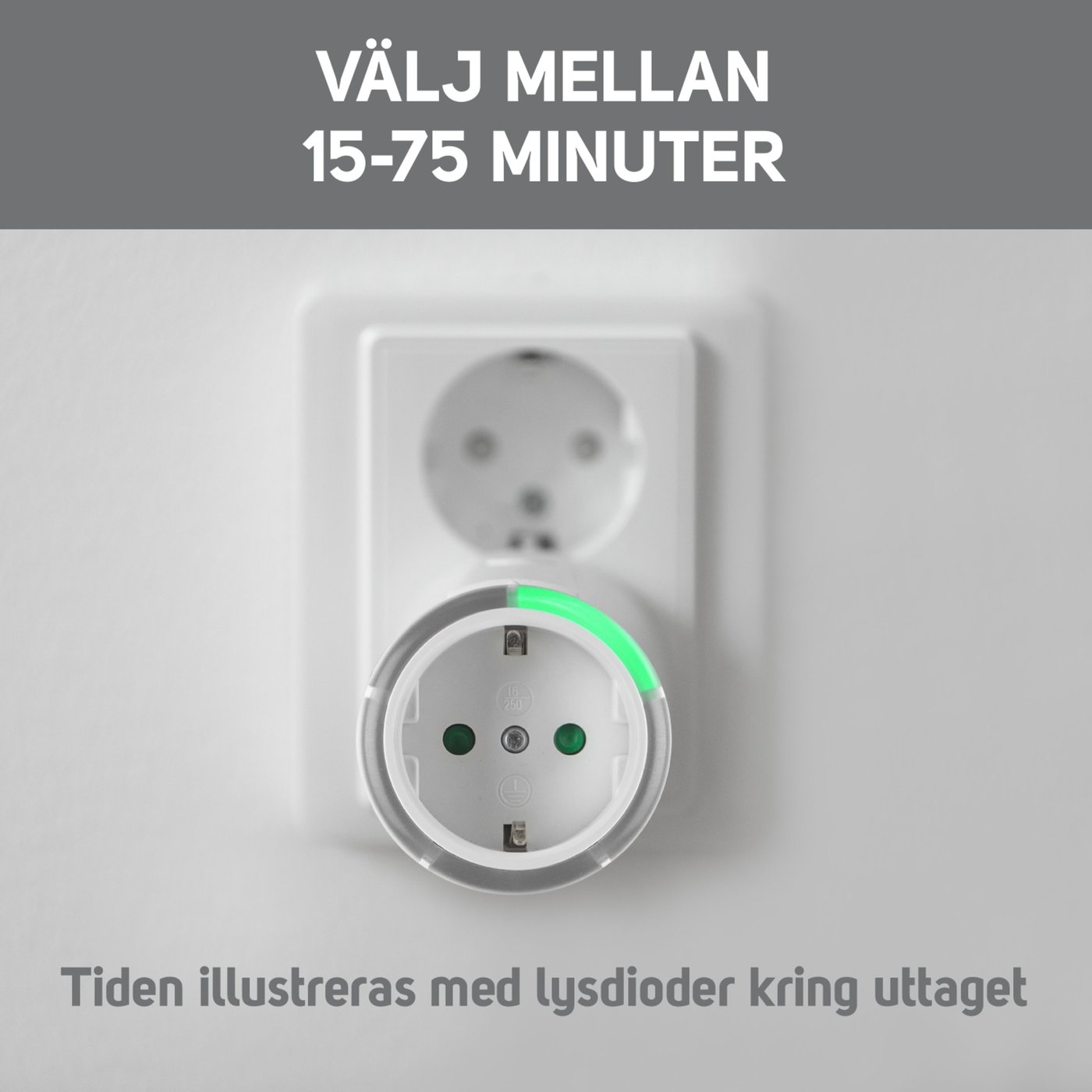 Luxorparts Säkerhetstimer 15-75 min