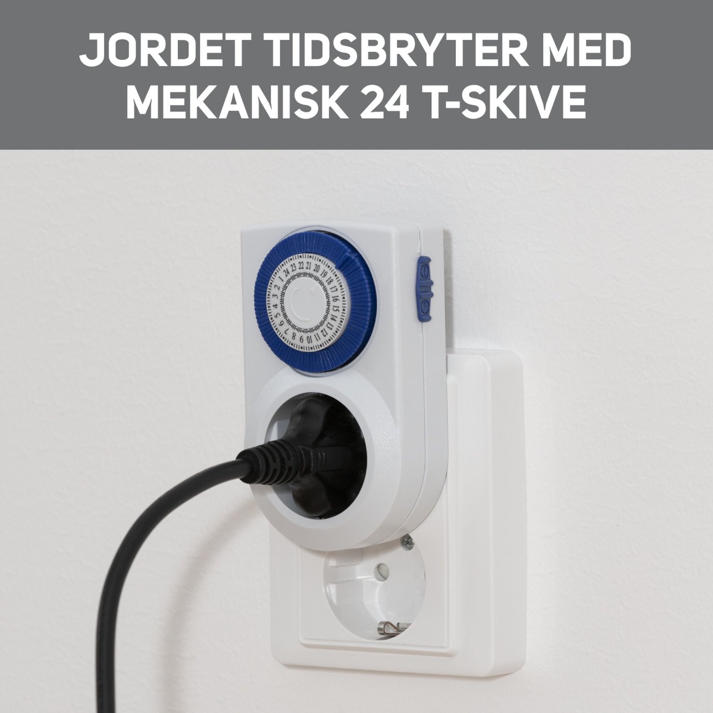 Luxorparts Tidsbryter 24 t jordet 2-pk.