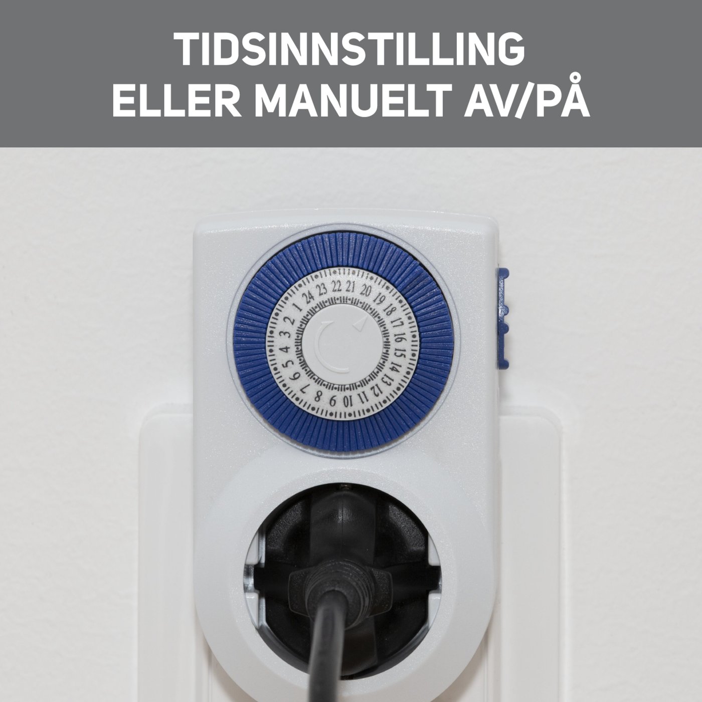 Luxorparts Tidsbryter 24 t jordet 2-pk.