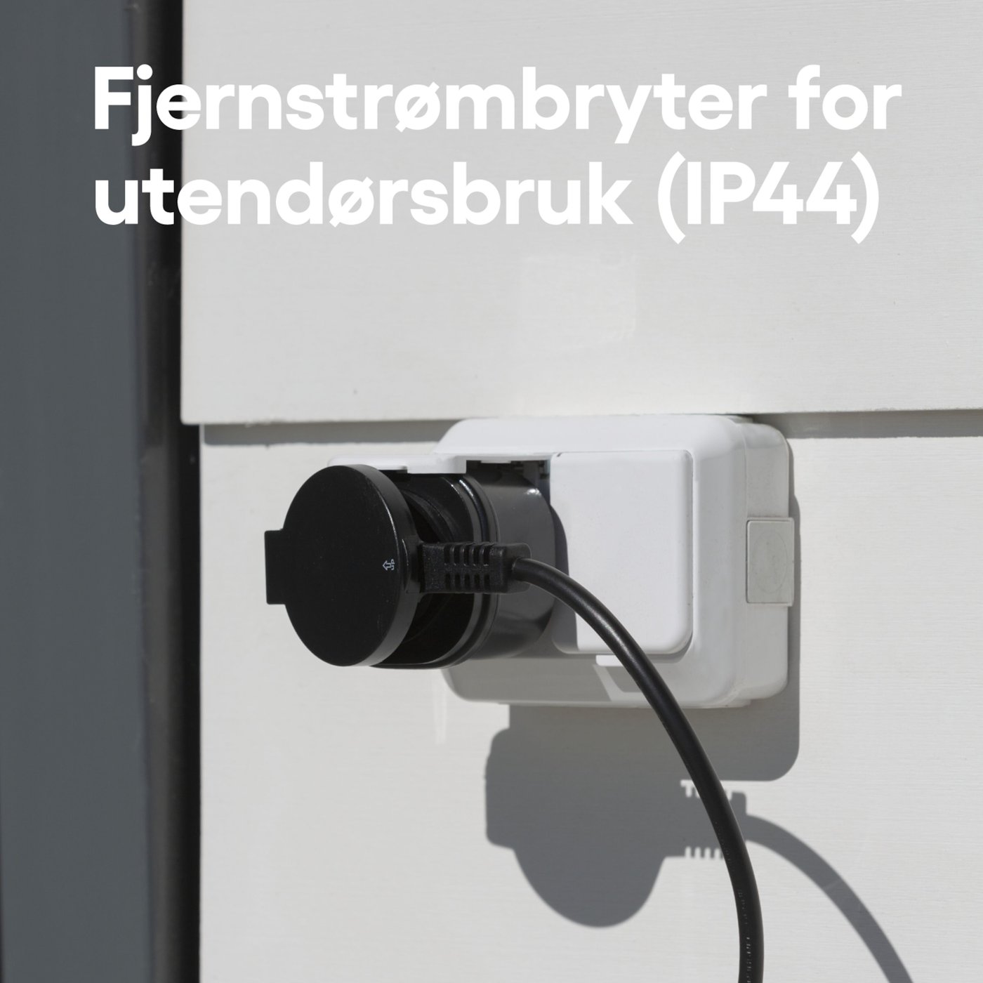 Cleverio Mini-fjernstrømbryter for utendørsbruk 3000 W