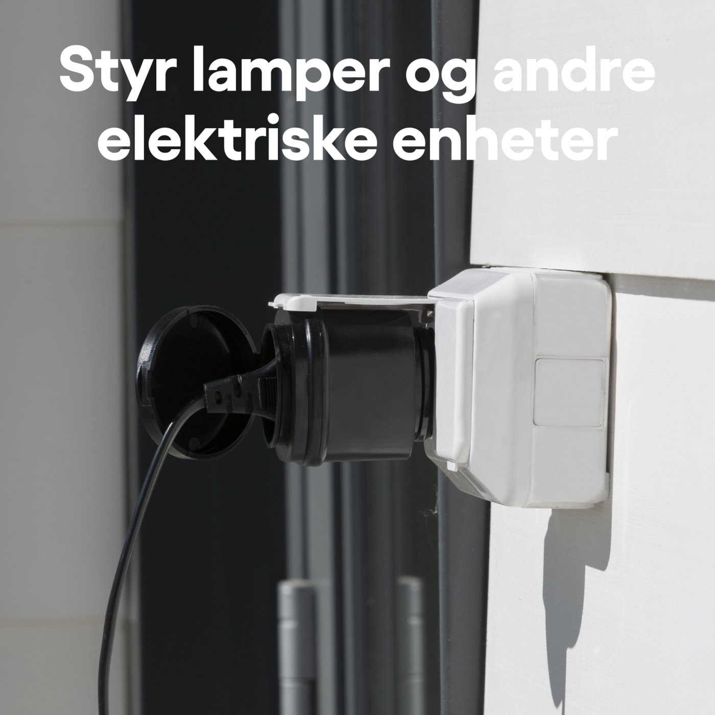 Cleverio Mini-fjernstrømbryter for utendørsbruk 3000 W