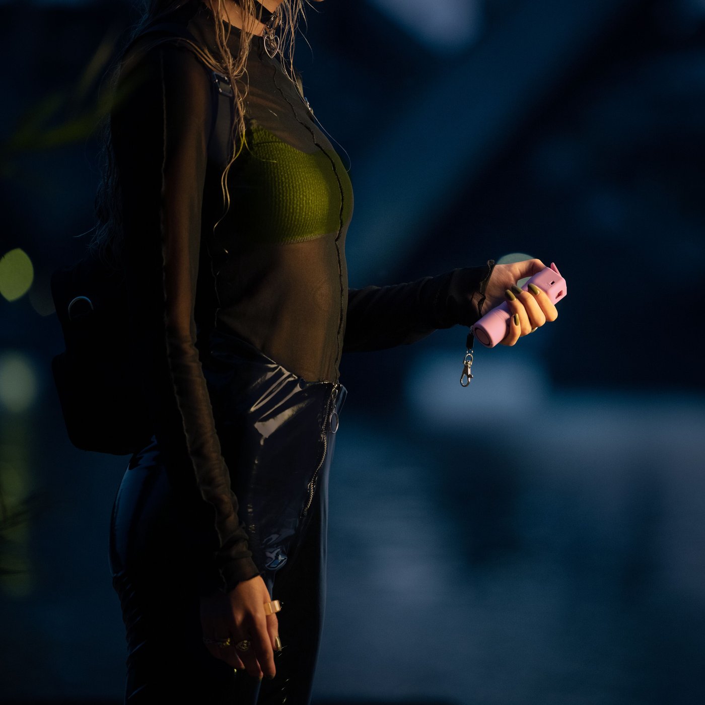 Plegium Smart försvarsspray med Bluetooth Rosa