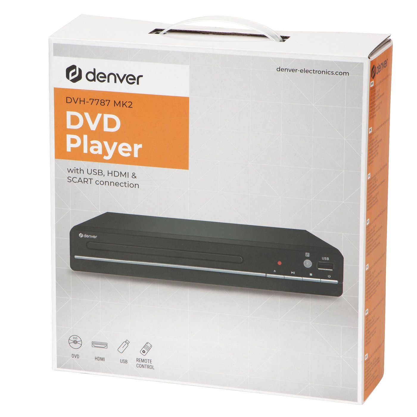 Denver DVD-spelare med Scart och HDMI