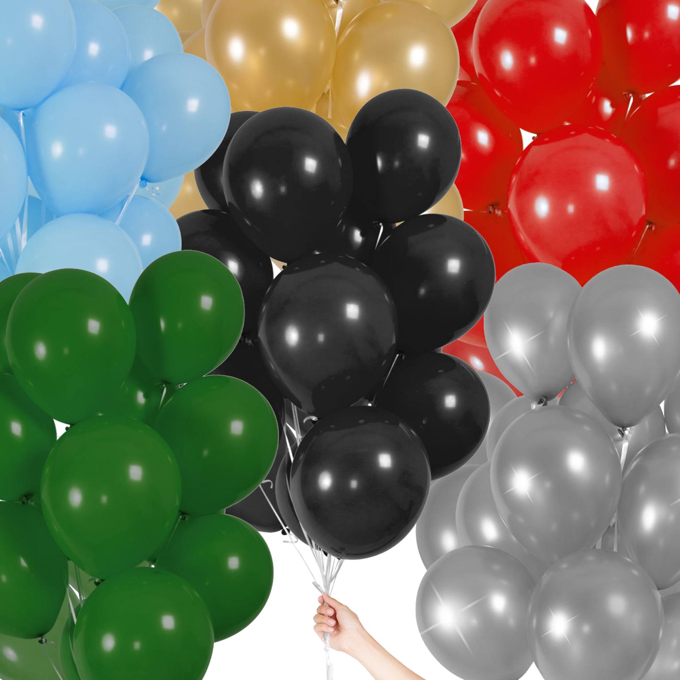 Ballonger 30-pack Röd