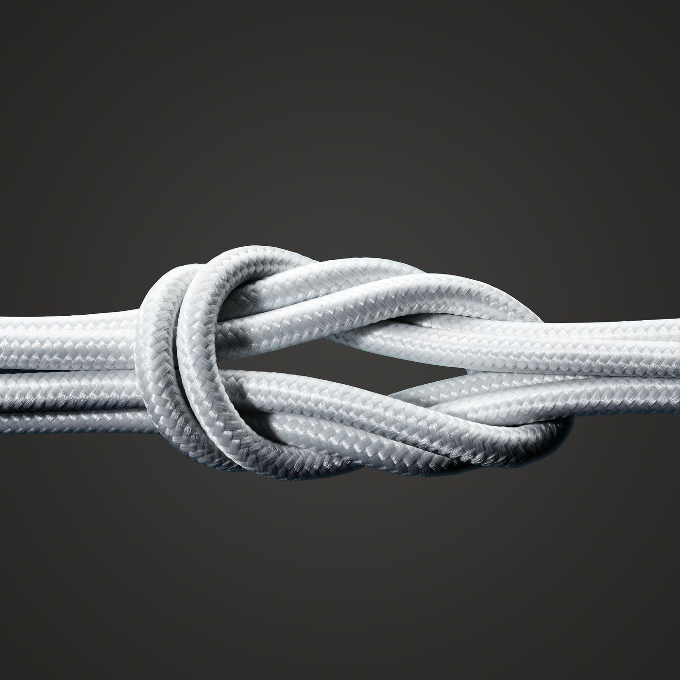 Linocell Premium Kevlar Lightning-kabel 1 m Hvit