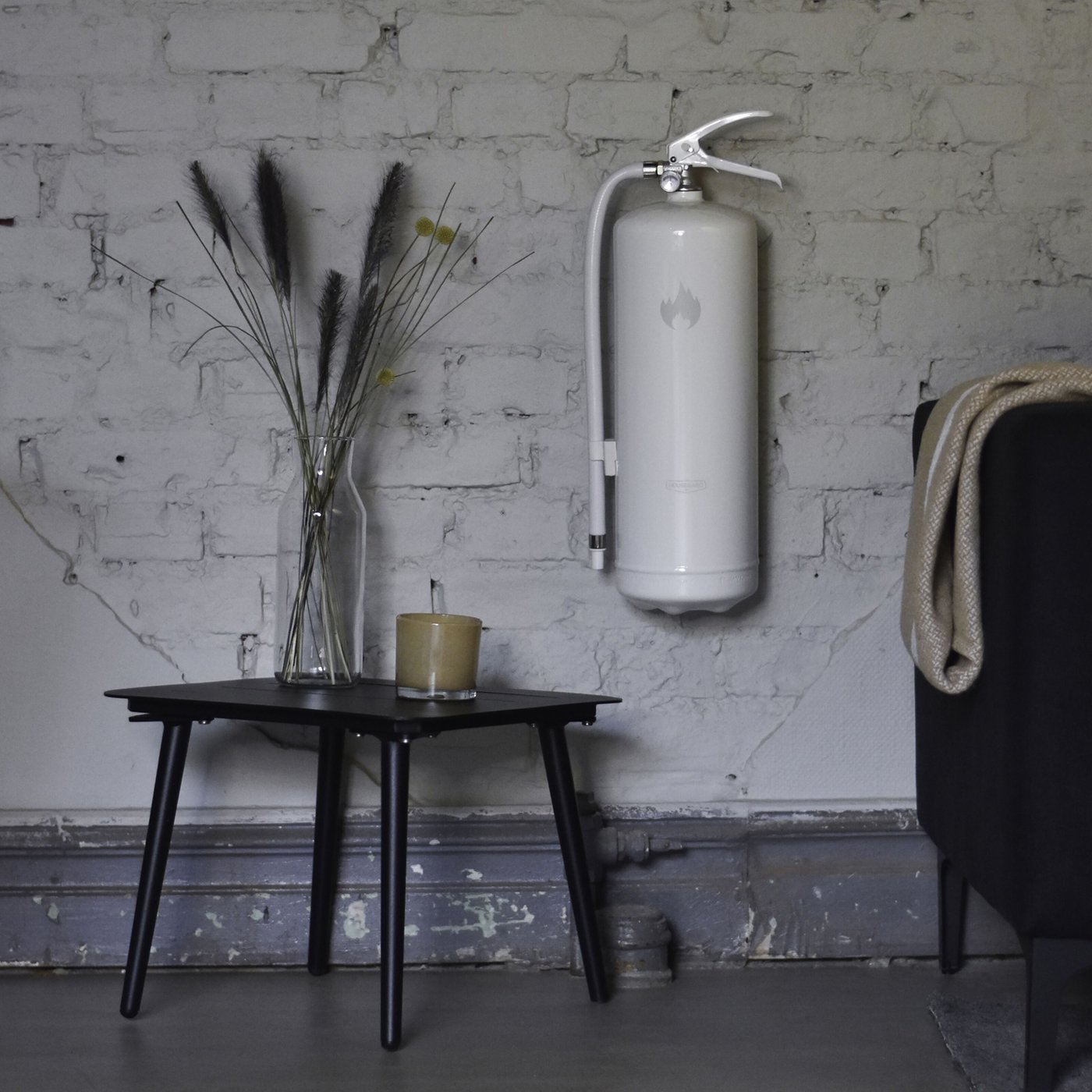 Housegard Brandsläckare Design Edition med pulver 6 kg Vit