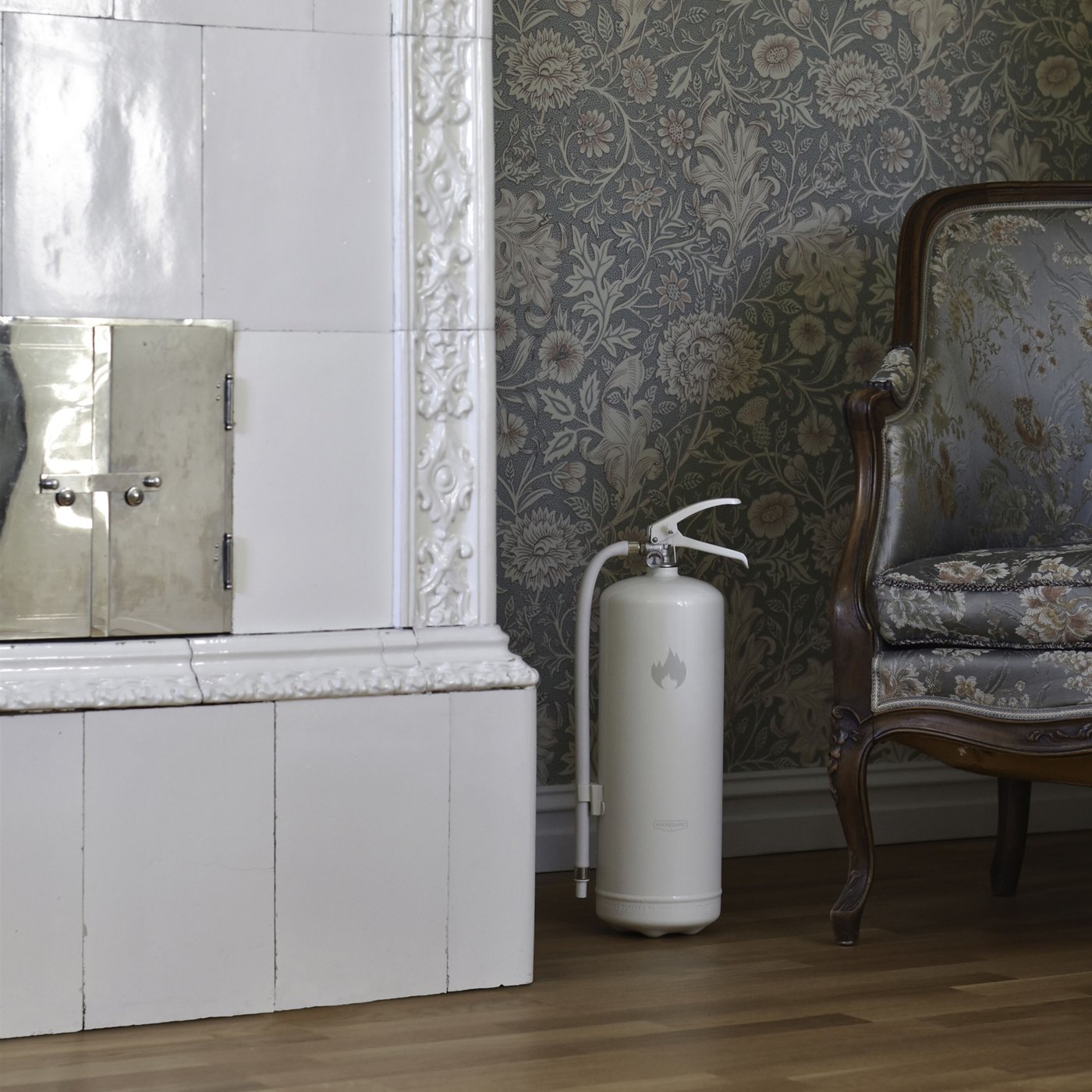 Housegard Brandsläckare Design Edition med pulver 6 kg Vit