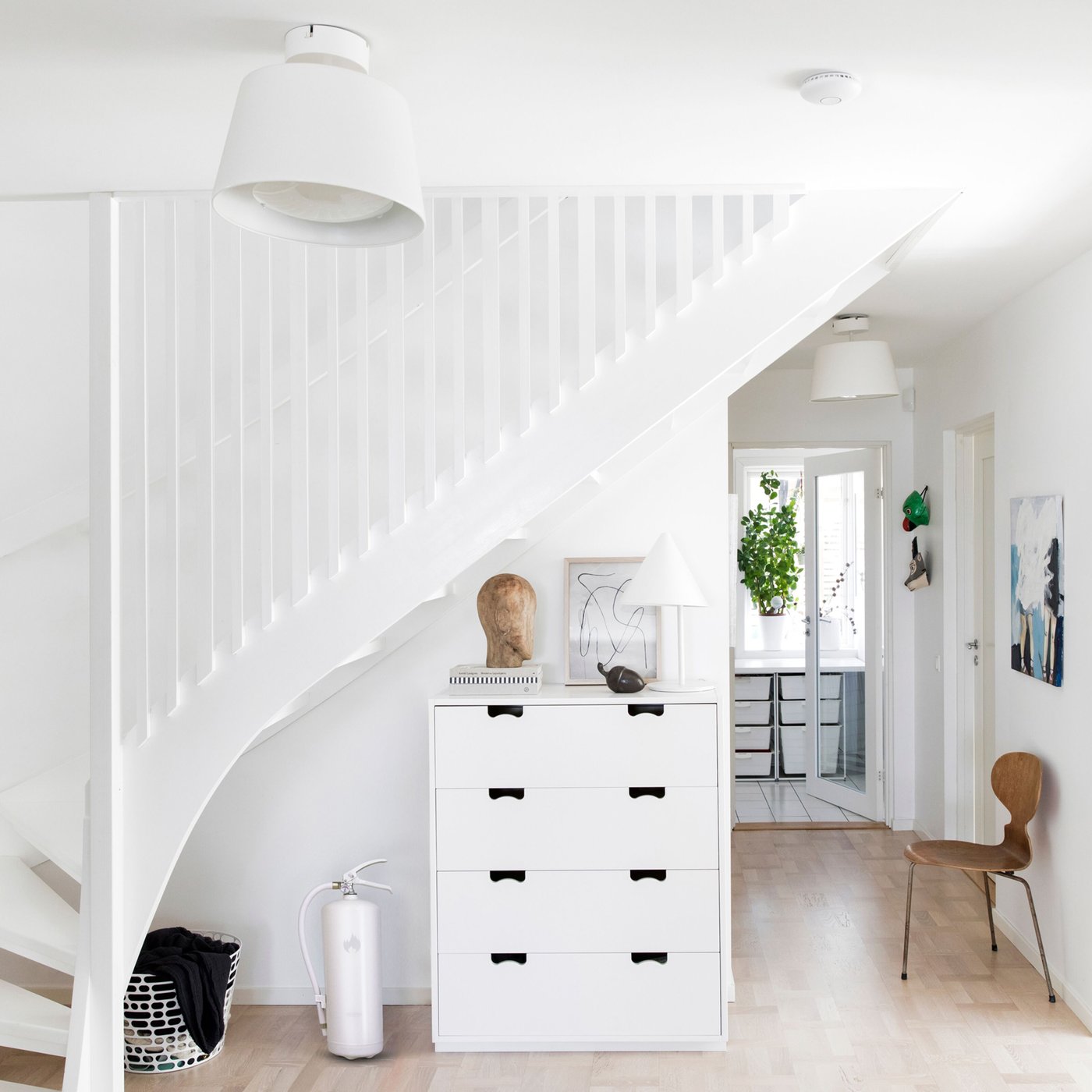 Housegard Brandsläckare Design Edition med pulver 6 kg Vit