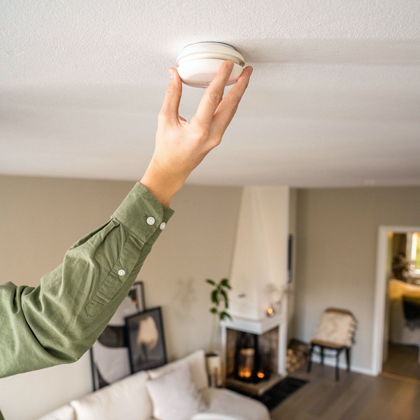 Housegard Pebble Link Trådløs røykvarsler 2-pk.