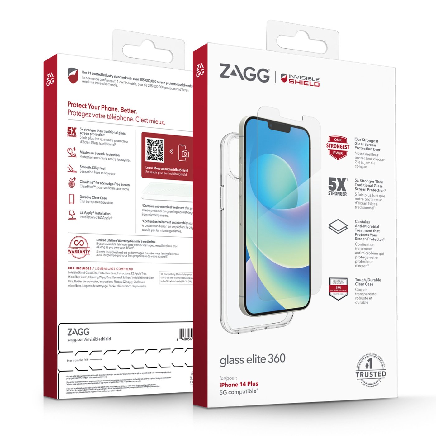 Invisible Shield Glass Elite 360 for iPhone 14 Plus