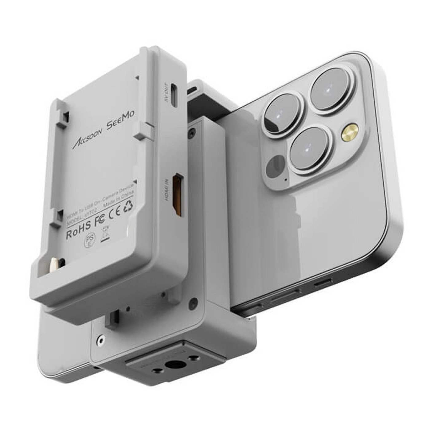 Accsoon SeeMo HDMI til iOS-adapter for monitorfunksjon