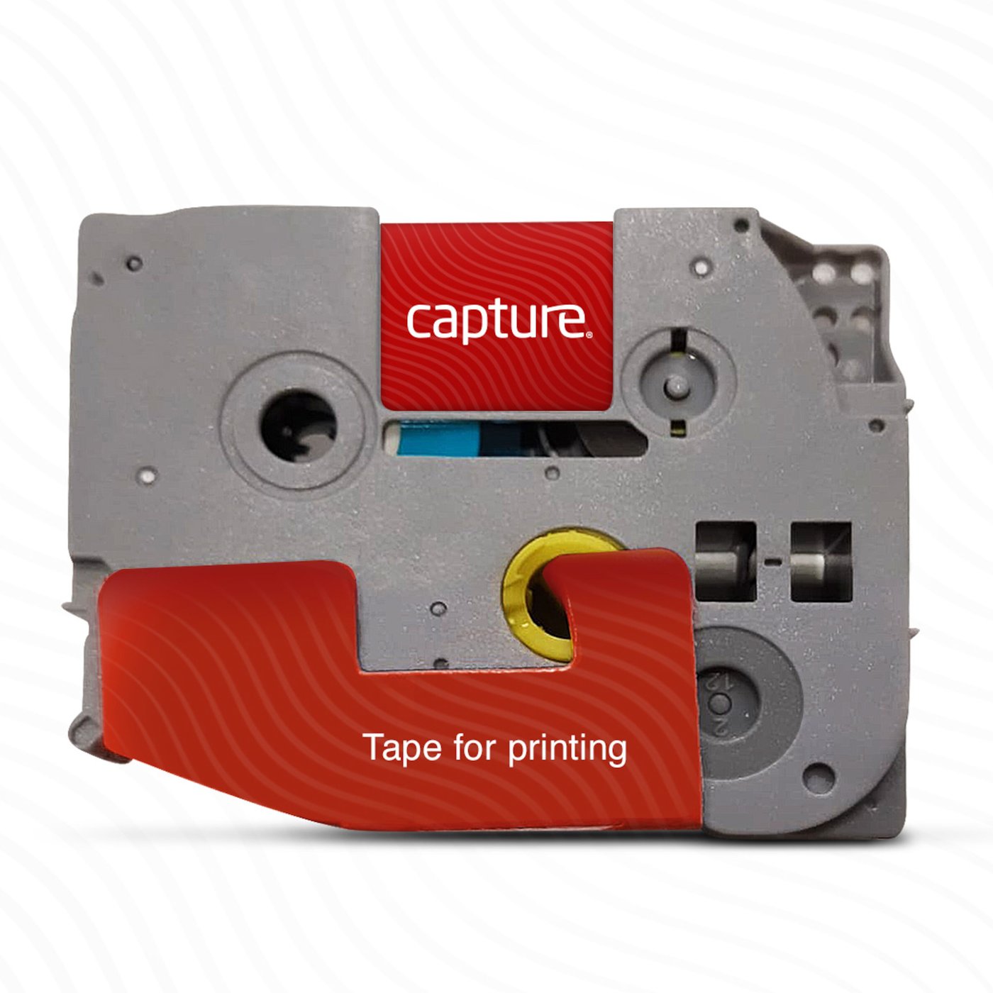 Capture Merketeip for Brother P-touch Svart på Hvit 9 mm x 8 m 12 mm x 8 m