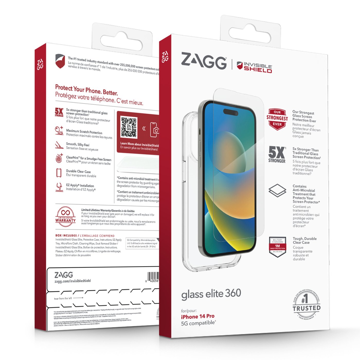 Invisible Shield Glass Elite 360 for iPhone 14 Pro