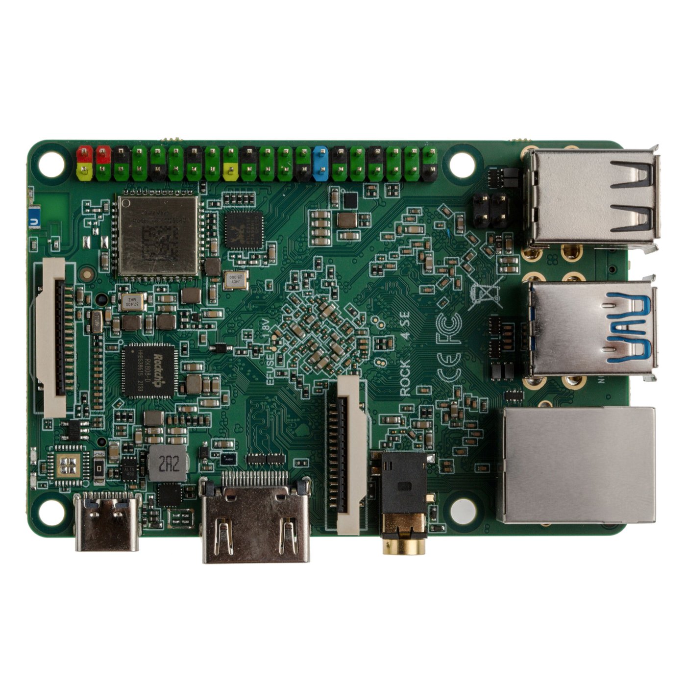 OKdo Radxa Rock 4 SE Enkortsdator med 4 GB RAM