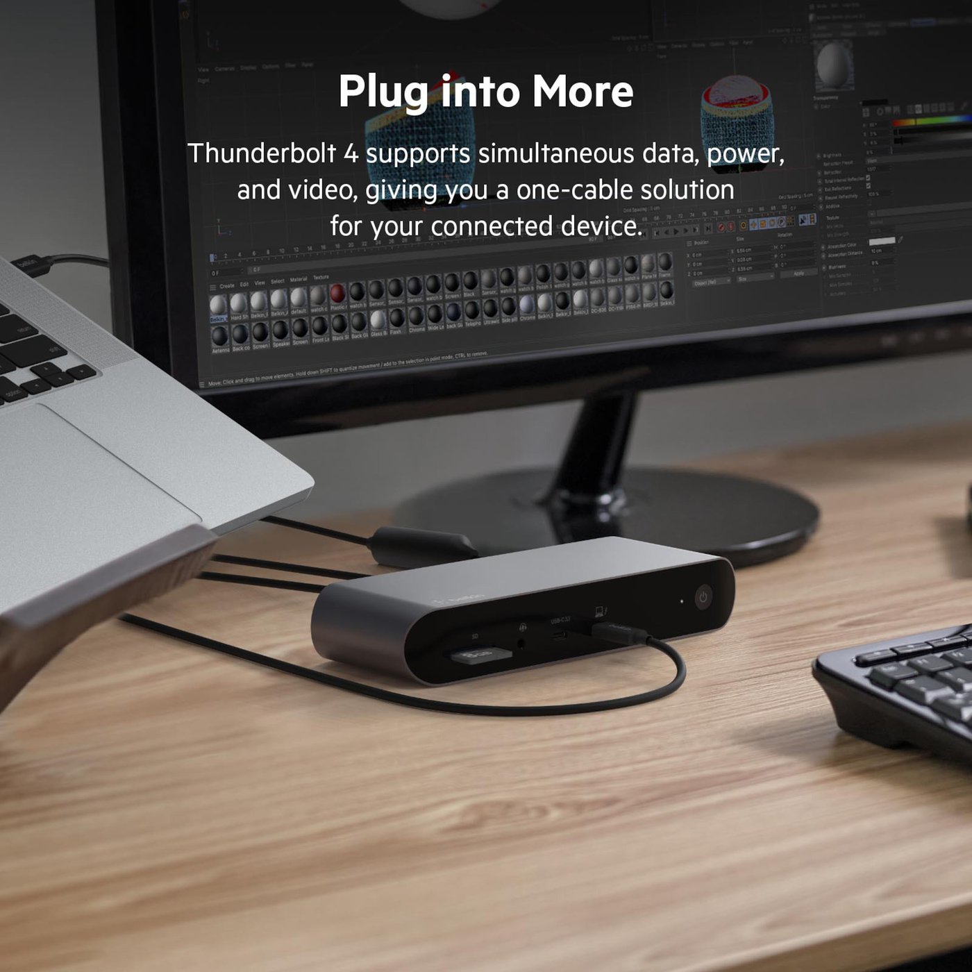 Belkin Thunderbolt 4 Aktiv USB-C-kabel 2 m