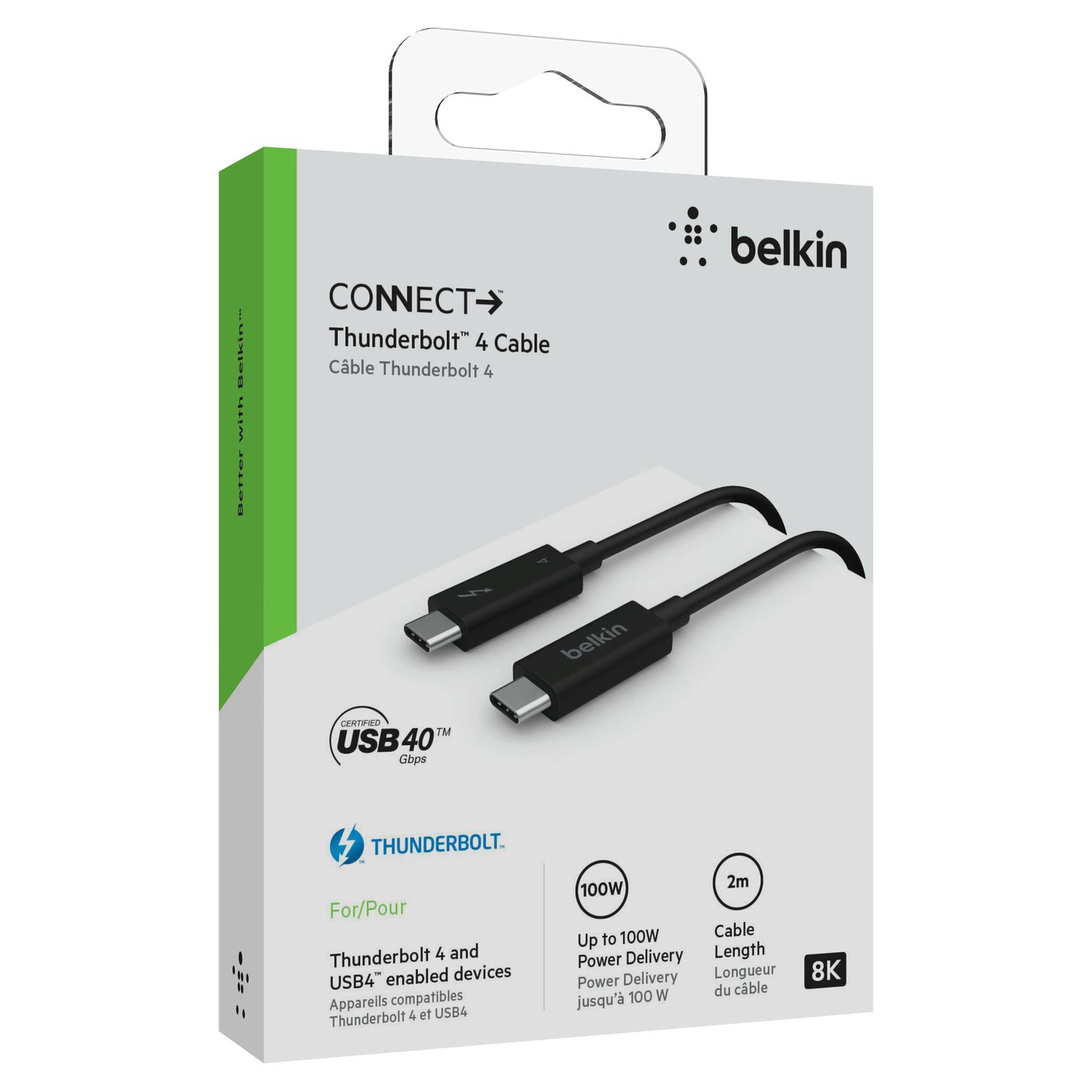 Belkin Thunderbolt 4 Aktiv USB-C-kabel 2 m