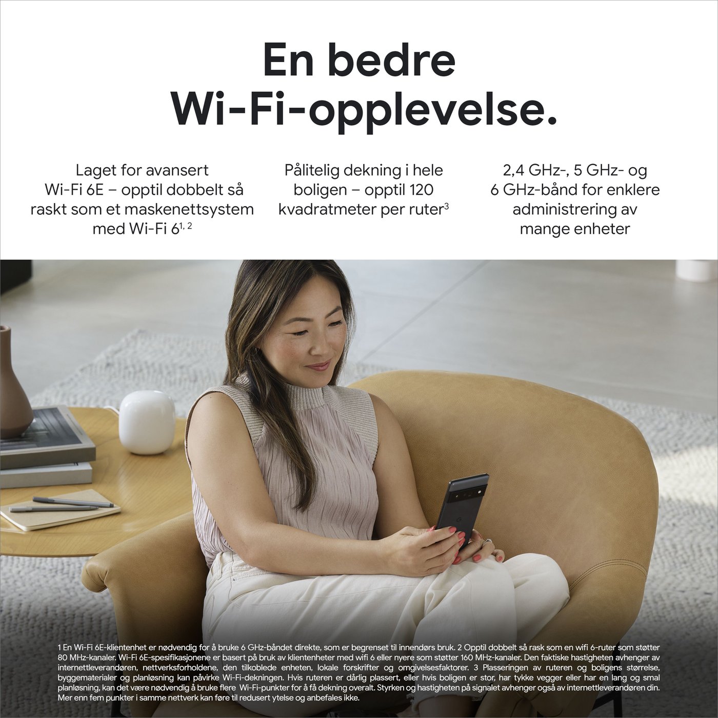 Google Nest Wifi Pro AXE4200 1-pk.