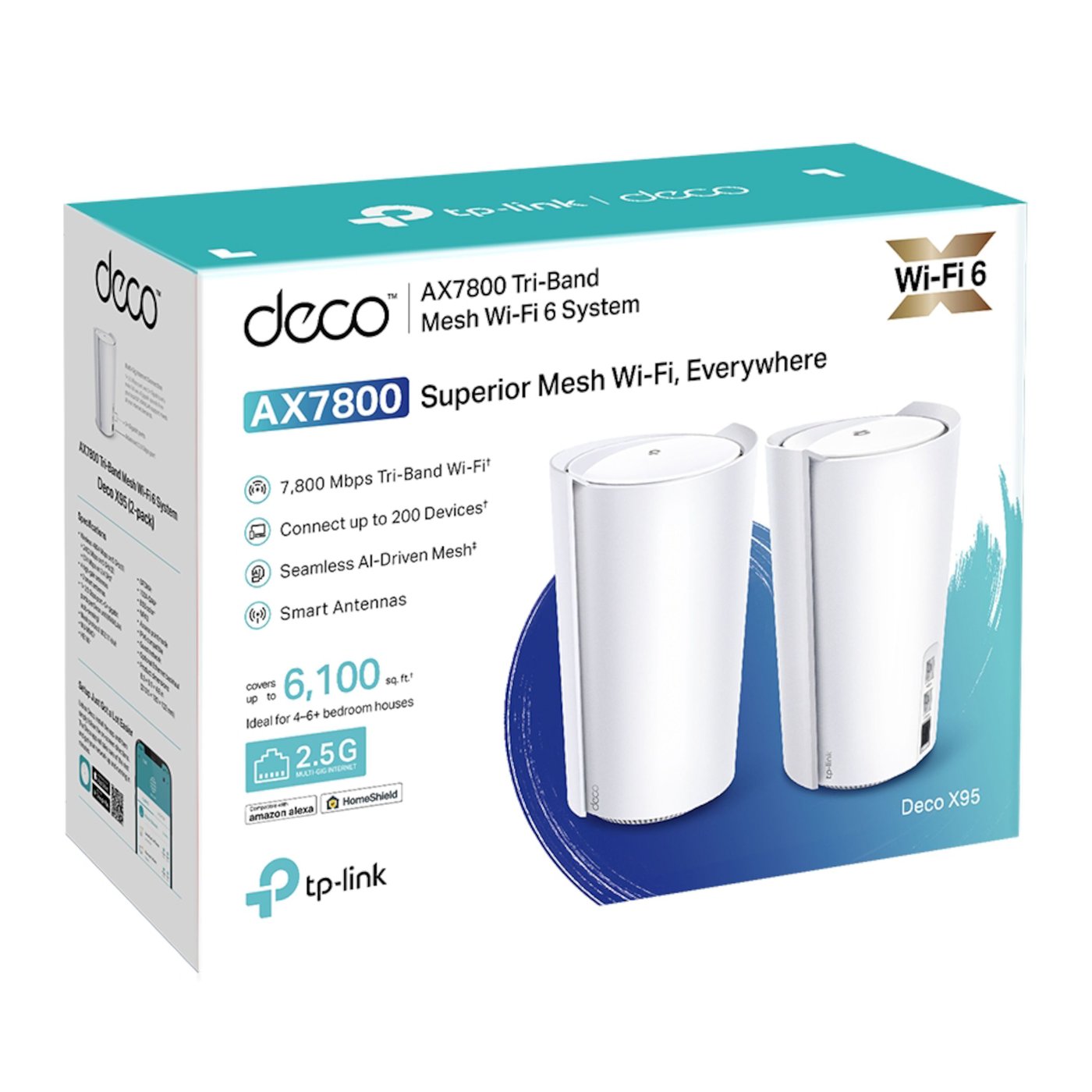 TP-link Deco X95 Mesh-system AX7800 2-pack