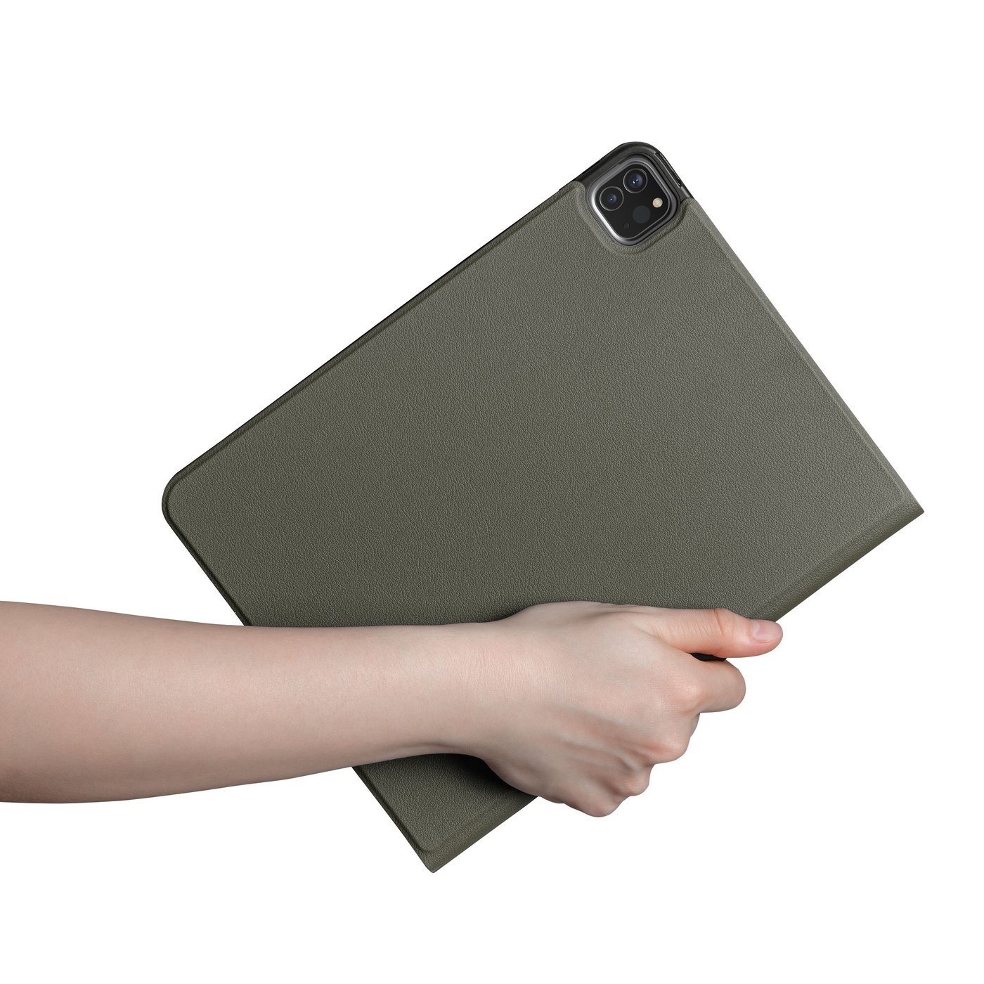 Linocell Premium Trifold Cover för iPad Pro 11” Olivgrön