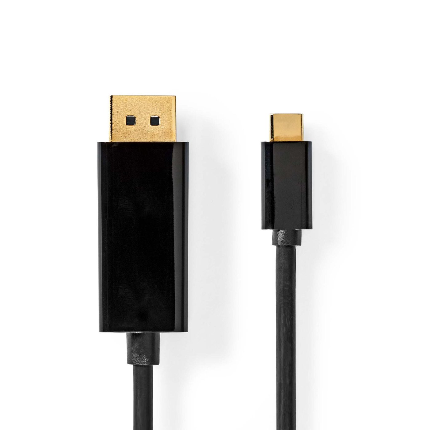 Plexgear USB-C-kabel till Displayport 2 m