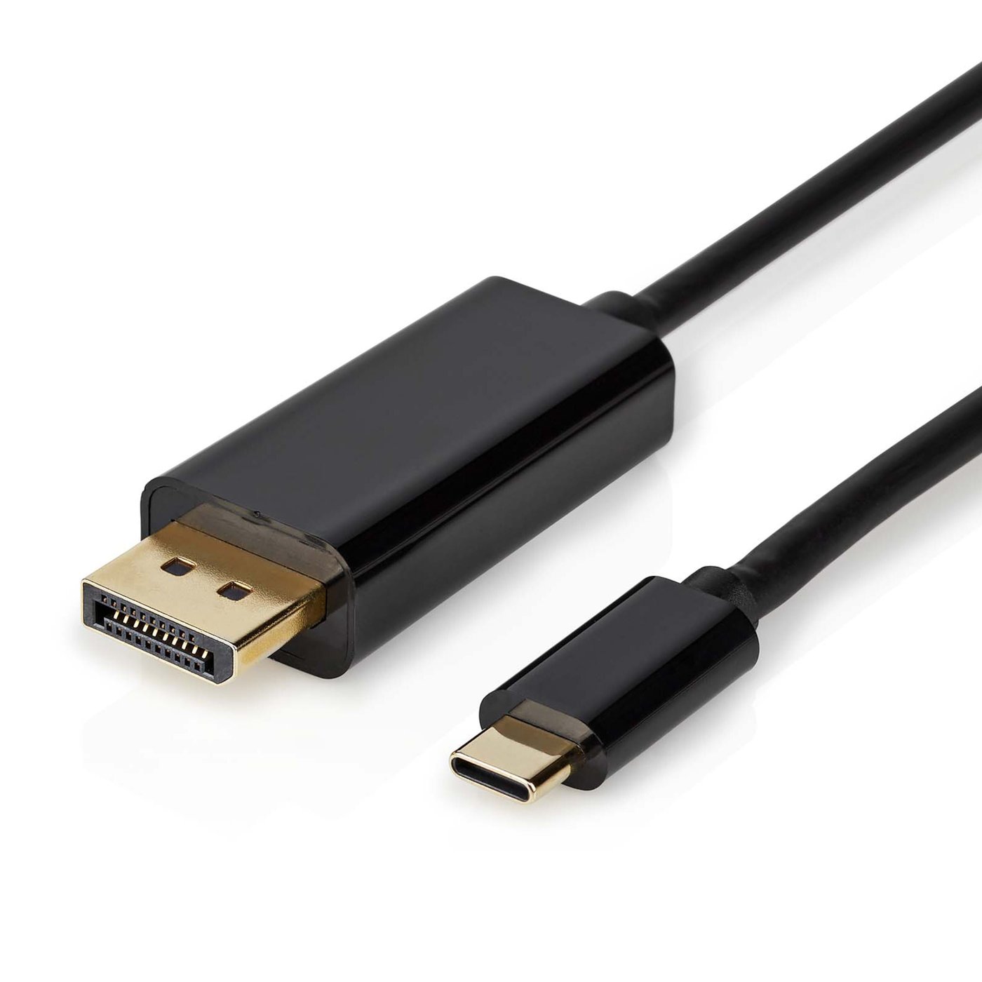 Plexgear USB-C-kabel till Displayport 2 m