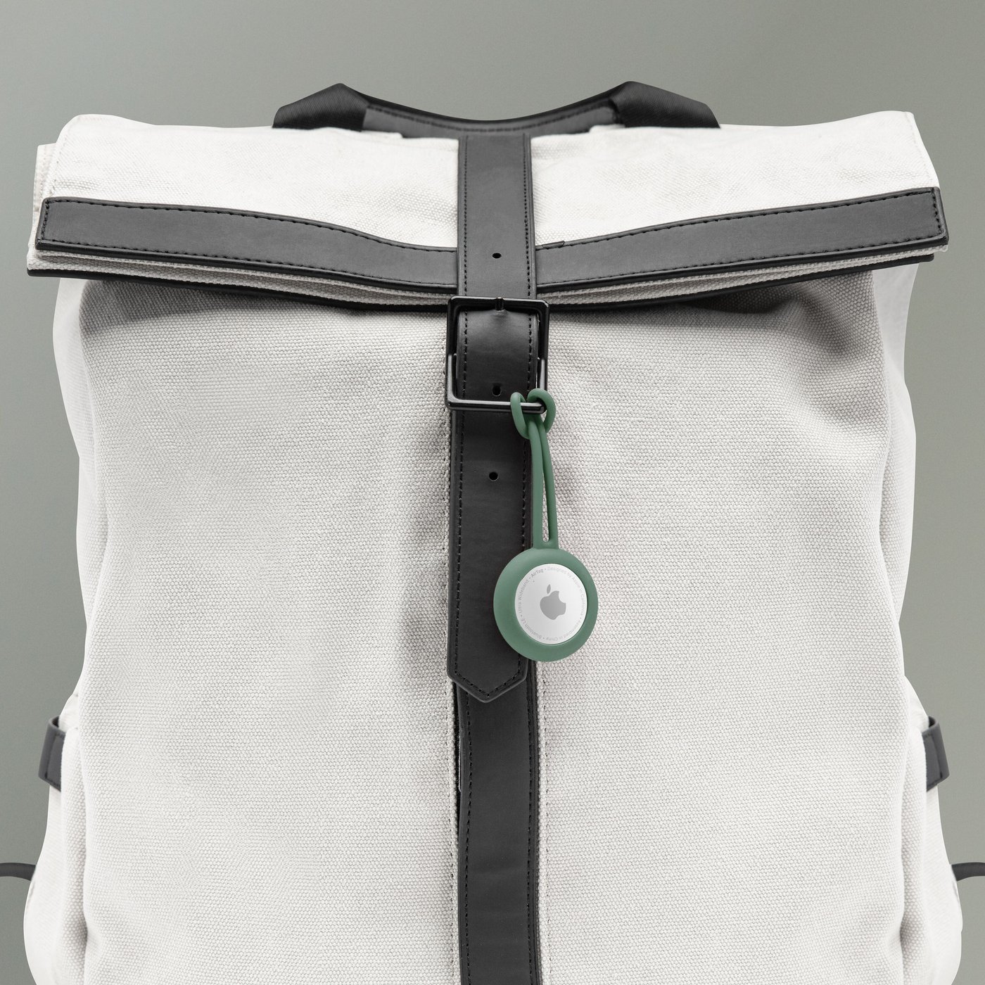 Linocell AirTag-hållare med rem Mörkgrön