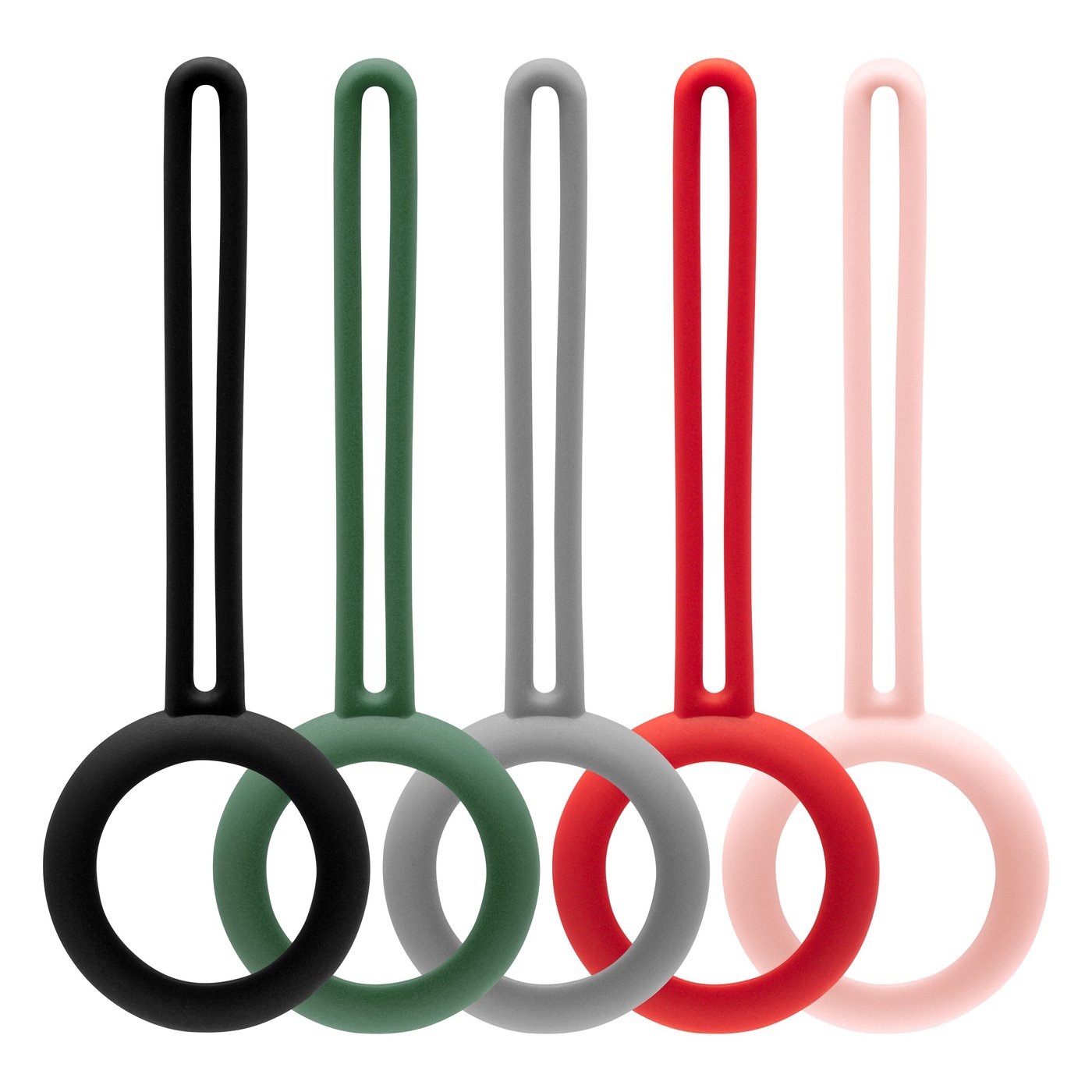 Linocell AirTag-hållare med rem Röd