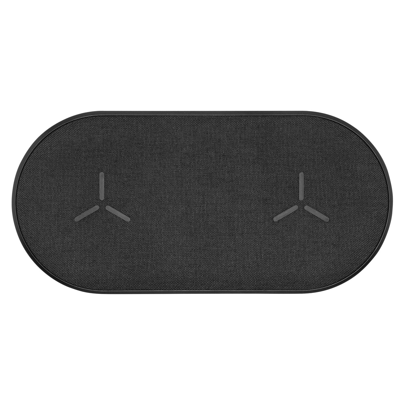 Linocell Dubbel Trådlös QI-snabbladdare 2x 15 W Svart