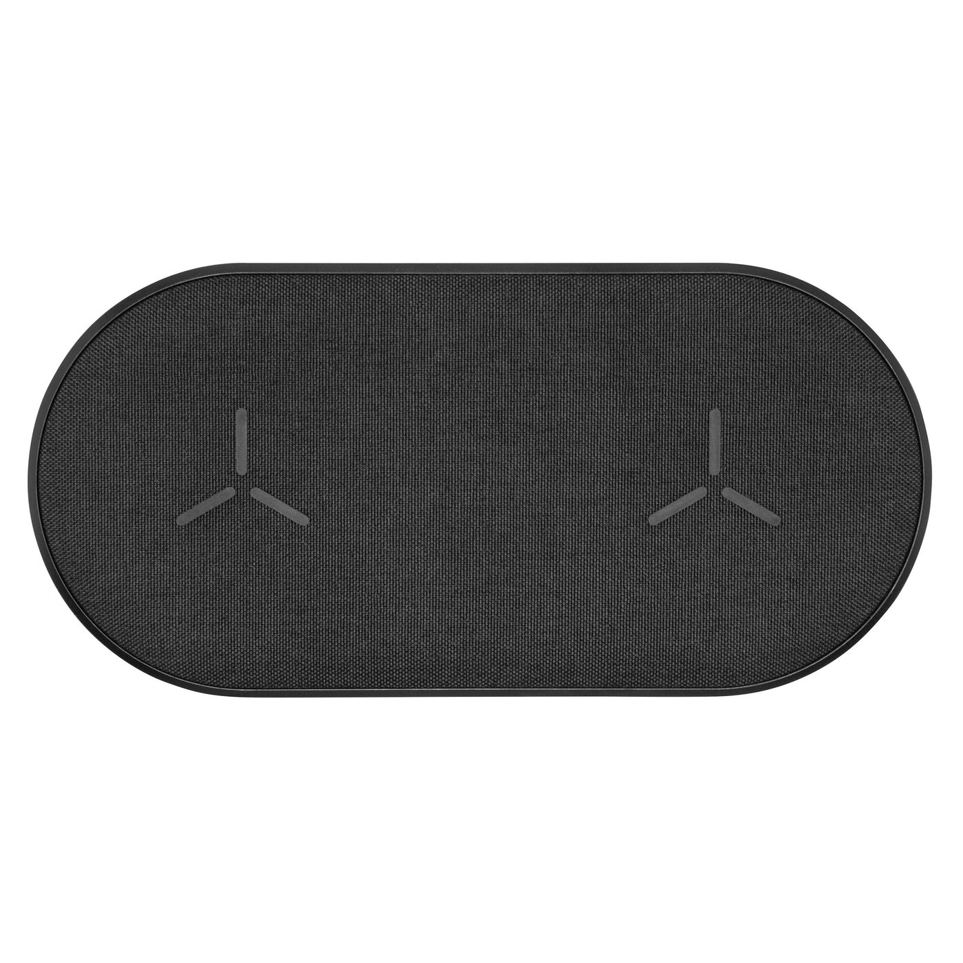 Linocell Dubbel Trådlös QI-snabbladdare 2x 15 W Svart