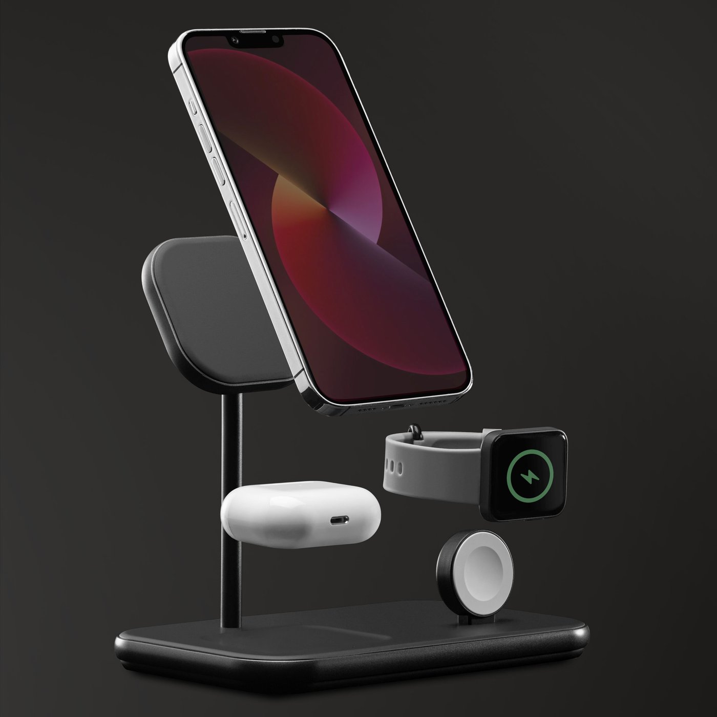 Linocell Premium 3-i-1-laddstation med MagSafe-kompatibilitet