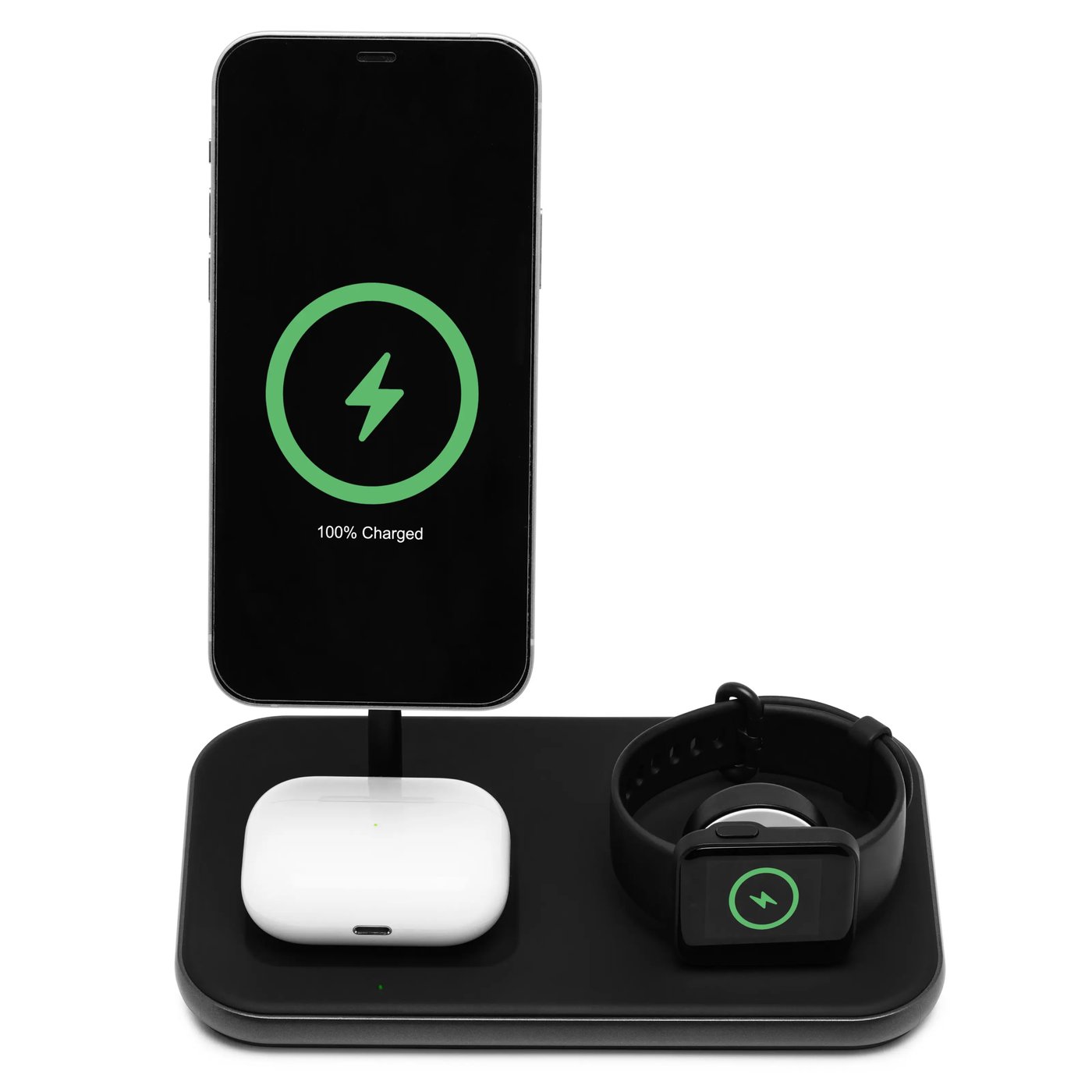 Linocell Premium 3-i-1-ladestasjon med MagSafe-kompabilitet