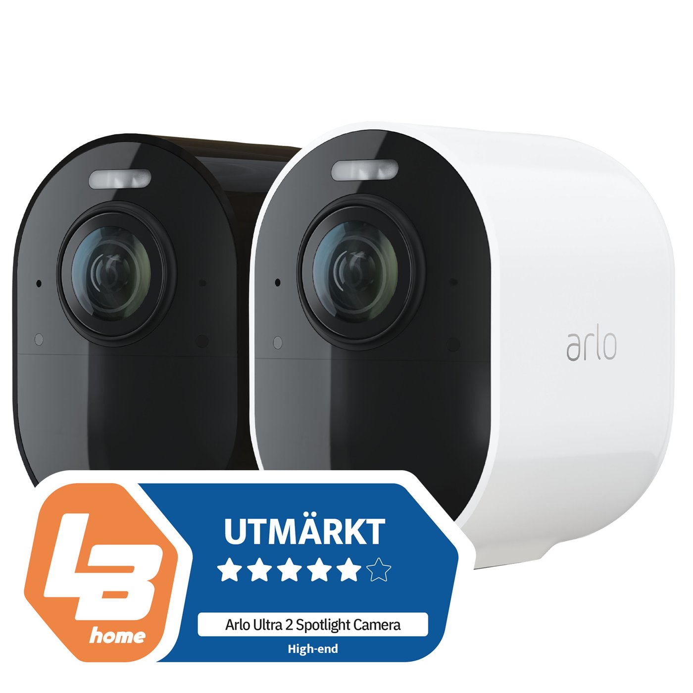 Arlo Ultra 2 Spotlight Extra Trådlös Övervakningskamera 1-pack Vit