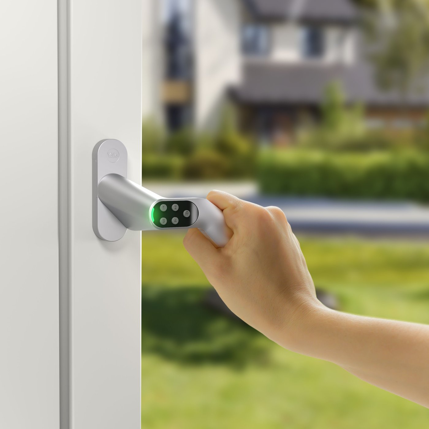 Yale Kodelås for balkongdør og vindu for høyre håndtak