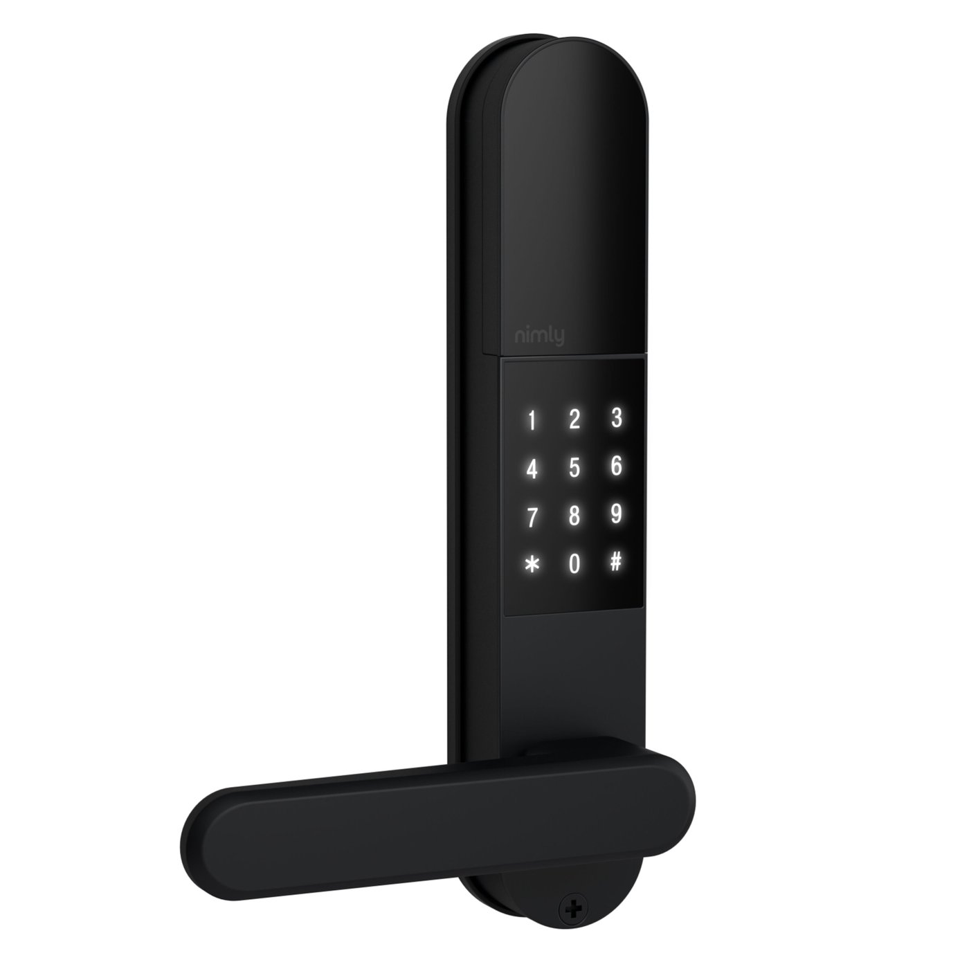 Nimly Touch Pro Elektronisk dørlås med fingeravtrykksleser Ultimate Black