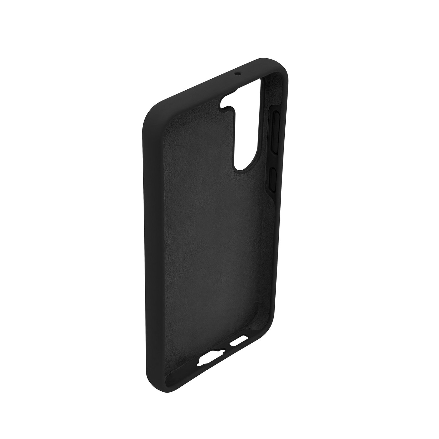 Linocell Rubber Case for Galaxy S23 Svart
