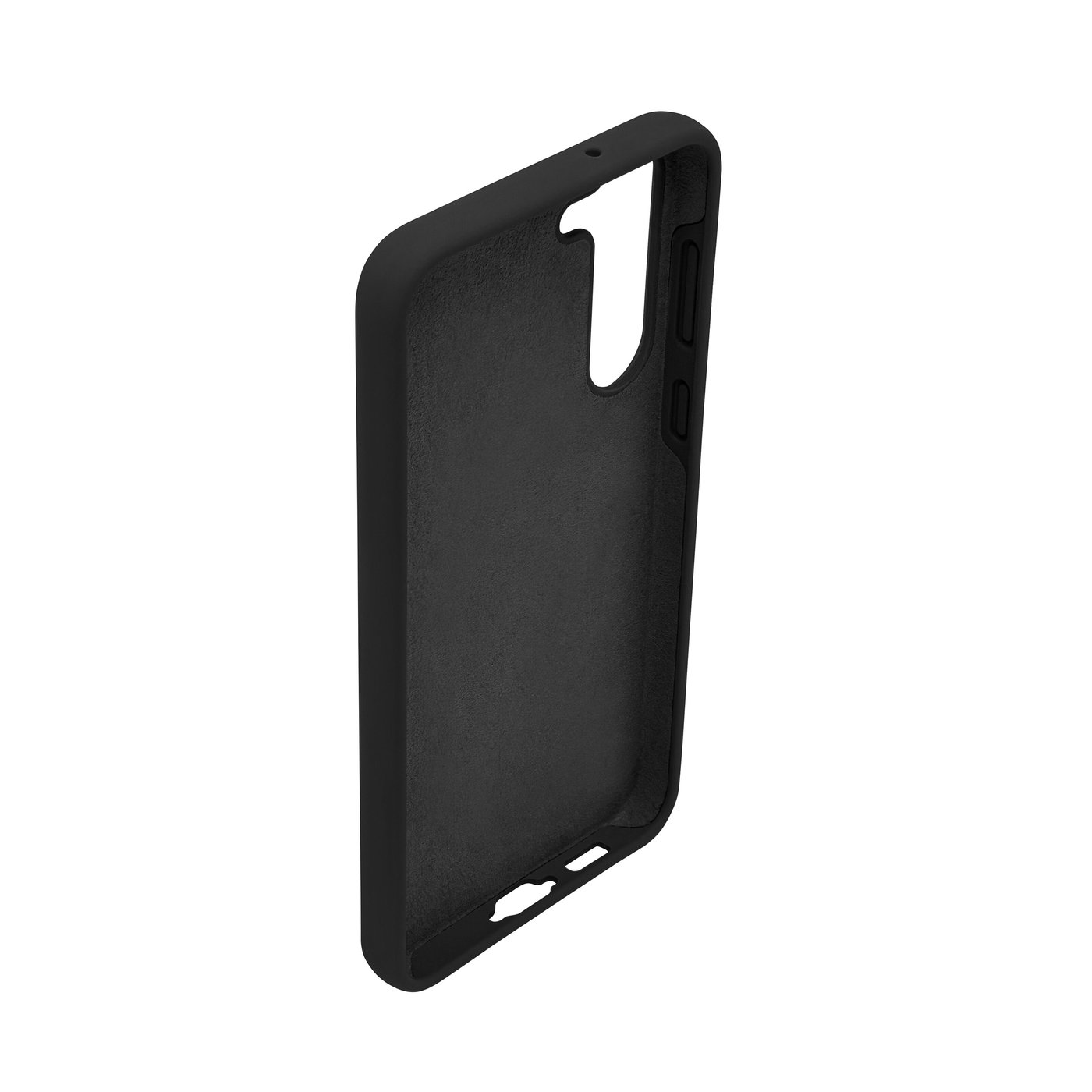 Linocell Rubber Case for Galaxy S23 Plus Svart